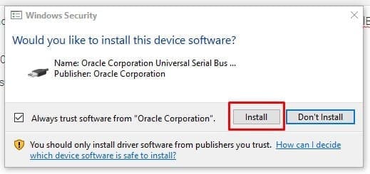 04 install device software