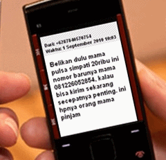 Penipuan Melalui SMS