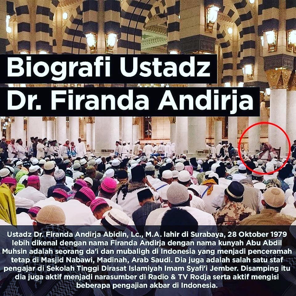 Biografi Ustadz Dr. Firanda Andirja