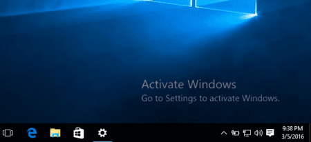 Jangan biarkan windows belum activate