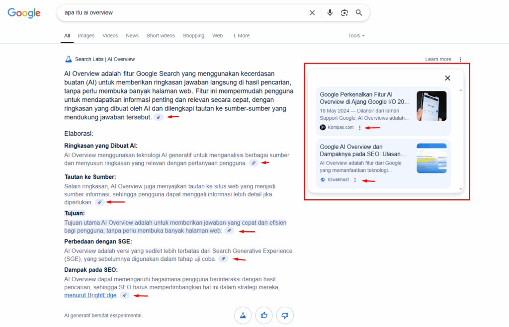 link referensi AI Overview