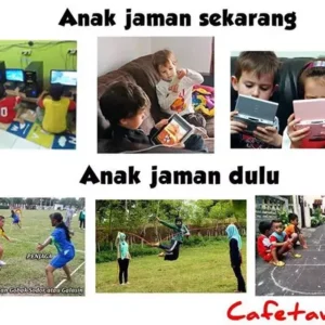 permainan anak jaman dulu dengan anak jaman sekarang