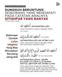 Beruntungnya Orang Yang Sering Beristighfar