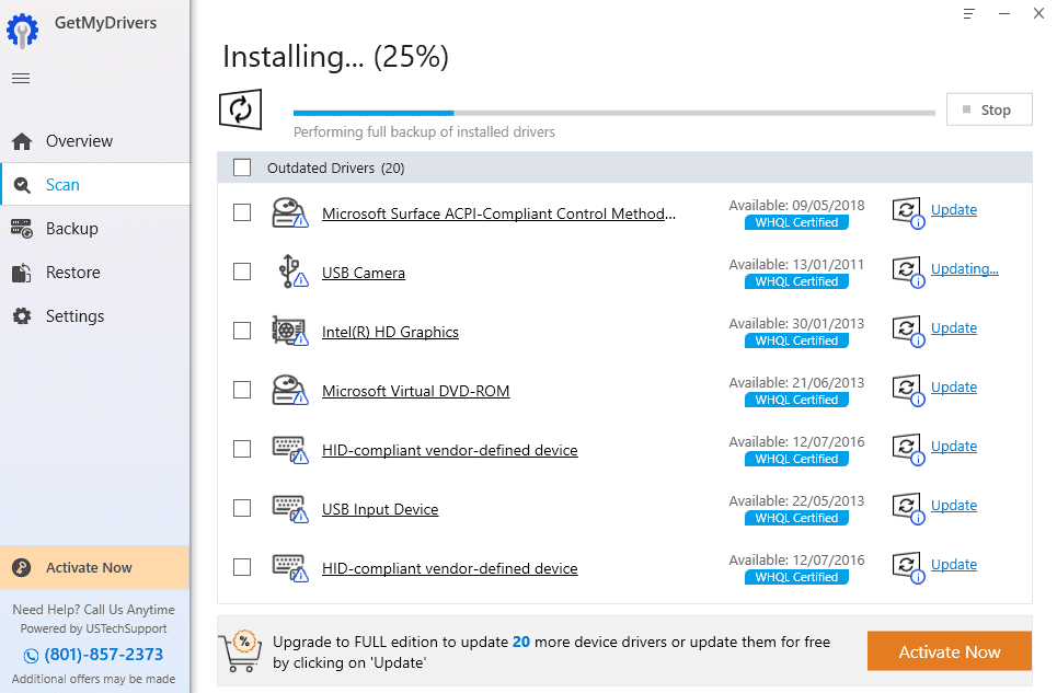 install driver online